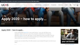 
                            6. Apply 2019 – how to apply... | Undergraduate | UCAS