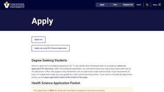 
                            7. Apply - Admissions - Vincennes University