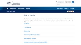 
                            4. Apply for a review | Administrative Appeals Tribunal