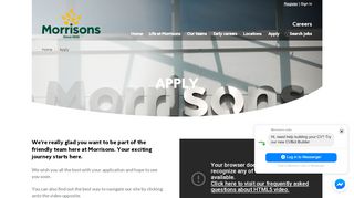 
                            6. Apply for a role with Morrisons | Morrisons Careers - Morrisons Jobs