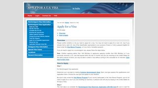 
                            4. Apply for a U.S. Visa | Apply for a Visa - India (English) - USTravelDocs