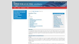 
                            4. Apply for a U.S. Visa | Student Visa - Philippines (English)