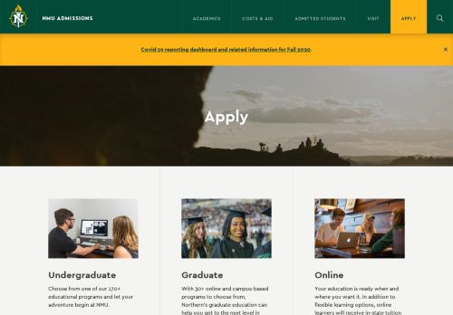 
                            11. Apply for Admission | NMU Admissions - Northern Michigan University