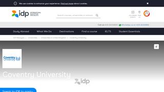 
                            12. Apply for Coventry University United Kingdom | IDP ...