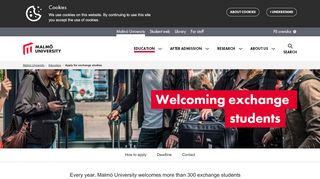 
                            7. Apply for exchange studies | Malmö University