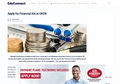 
                            12. Apply for Financial Aid at UKZN | EduConnect