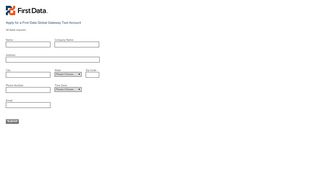 
                            1. Apply for First Data Global Gateway Test Account
