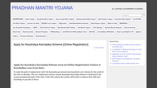 
                            11. Apply for Kaushalya Karnataka Scheme Online Registration Trainee ...