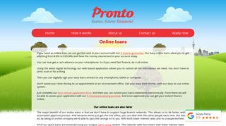 
                            5. Apply for Quick Online Loan NZ at Pronto Finance – 9 Minute ...