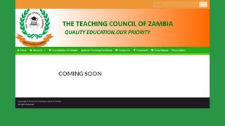 
                            2. Apply For Registration – The Teaching Council of Zambia