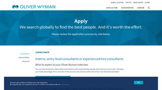 
                            6. Apply for roles at Oliver Wyman