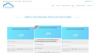 
                            5. Apply for the CASHCLOUD card now, easy online application