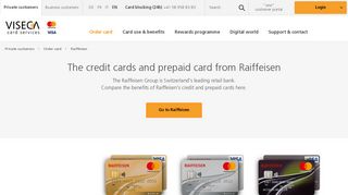 
                            6. Apply for the Raiffeisen credit card that is right for you | Viseca Card ...