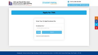 
                            5. Apply for TMA - NIOS