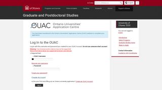 
                            1. Apply Here - Ouac