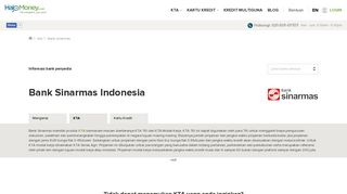 
                            12. Apply KTA Bank Sinarmas | HaloMoney.co.id