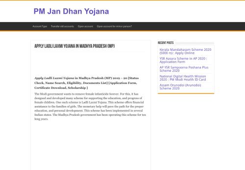 
                            13. Apply Ladli Laxmi Yojana in Madhya Pradesh (MP) - PM Jan Dhan ...