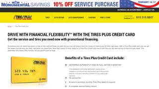 
                            10. Apply Now for a Tires Plus Credit Card | Tires Plus