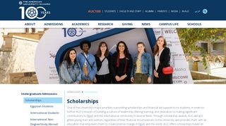 
                            5. Apply Now for an AUC Scholarship - American University in ...