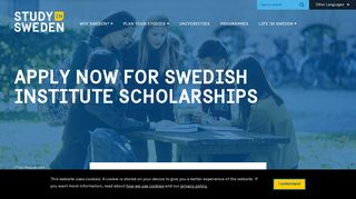 
                            3. Apply now for Swedish Institute scholarships | Study in Sweden