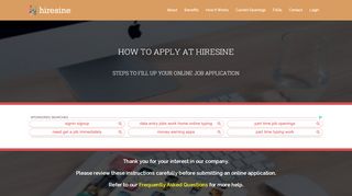 
                            3. Apply Now – HIRESINE