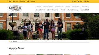 
                            10. Apply Now | Ohio Dominican University
