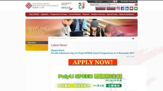
                            7. [Apply Now!] On-site Admission Day for PolyU SPEED Award ...