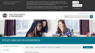 
                            3. Apply Now | The University of Edinburgh