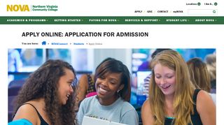 
                            12. Apply online: Application for Admission :: Northern Virginia ...