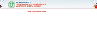 
                            3. Apply Online For ESS Registration - Telangana State OBMMS - CGG