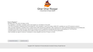 
                            5. Apply Online - Ghar Ghar Rozgar | Punjab Mega Job Fair 2018