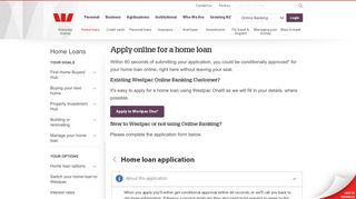 
                            6. Apply online | Home loans - Westpac NZ