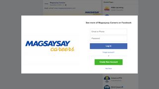 
                            4. Apply online! www.magsaysaycareers.com - Magsaysay Careers ...