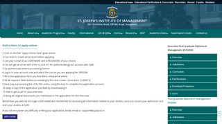 
                            12. Apply - St Joseph's Institute of Management, Bangalore | Top MBA ...