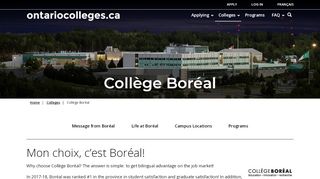 
                            9. Apply to Collège Boréal Programs at ontariocolleges.ca ...