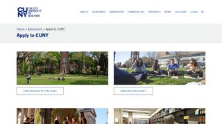 
                            3. Apply to CUNY – The City University of New York