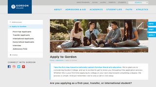 
                            12. Apply to Gordon - Gordon College