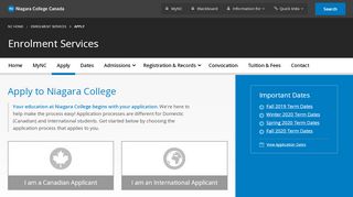 
                            12. Apply to Niagara College