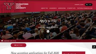 
                            1. Apply to YSU | YSU - YSU.edu