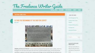 
                            7. Apply to Zerys | The Freelance Writer Guide