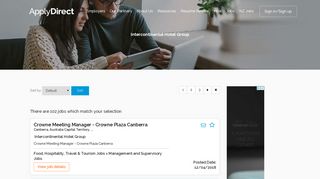 
                            12. ApplyDirect, Intercontinental Hotel Group Careers, Intercontinental ...