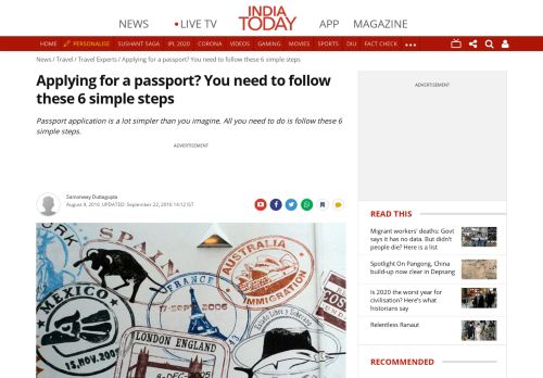 
                            10. Applying for a passport? You need to follow these 6 simple steps ...