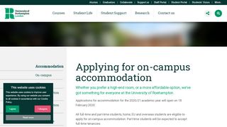 
                            2. Applying for on-campus accommodation - University of Roehampton