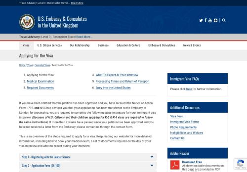 
                            5. Applying for the Visa | U.S. Embassy & Consulates in the United ...