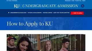 
                            12. Applying to KU | The University of Kansas