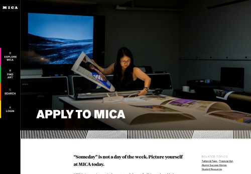 
                            5. Applying to MICA | MICA