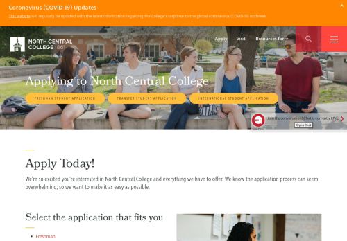 
                            8. Applying to North Central College