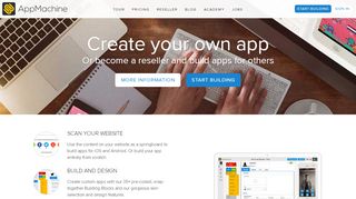 
                            11. AppMachine: Create an app within hours; Build your own app