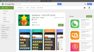 
                            8. AppNana - Free Gift Cards - Apps on Google Play