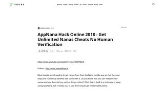 
                            10. AppNana Hack Online 2018 - Get Unlimited Nanas Cheats ...